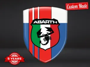 Fiat Abarth Fenstersticker Limitiert Minimal Professionell